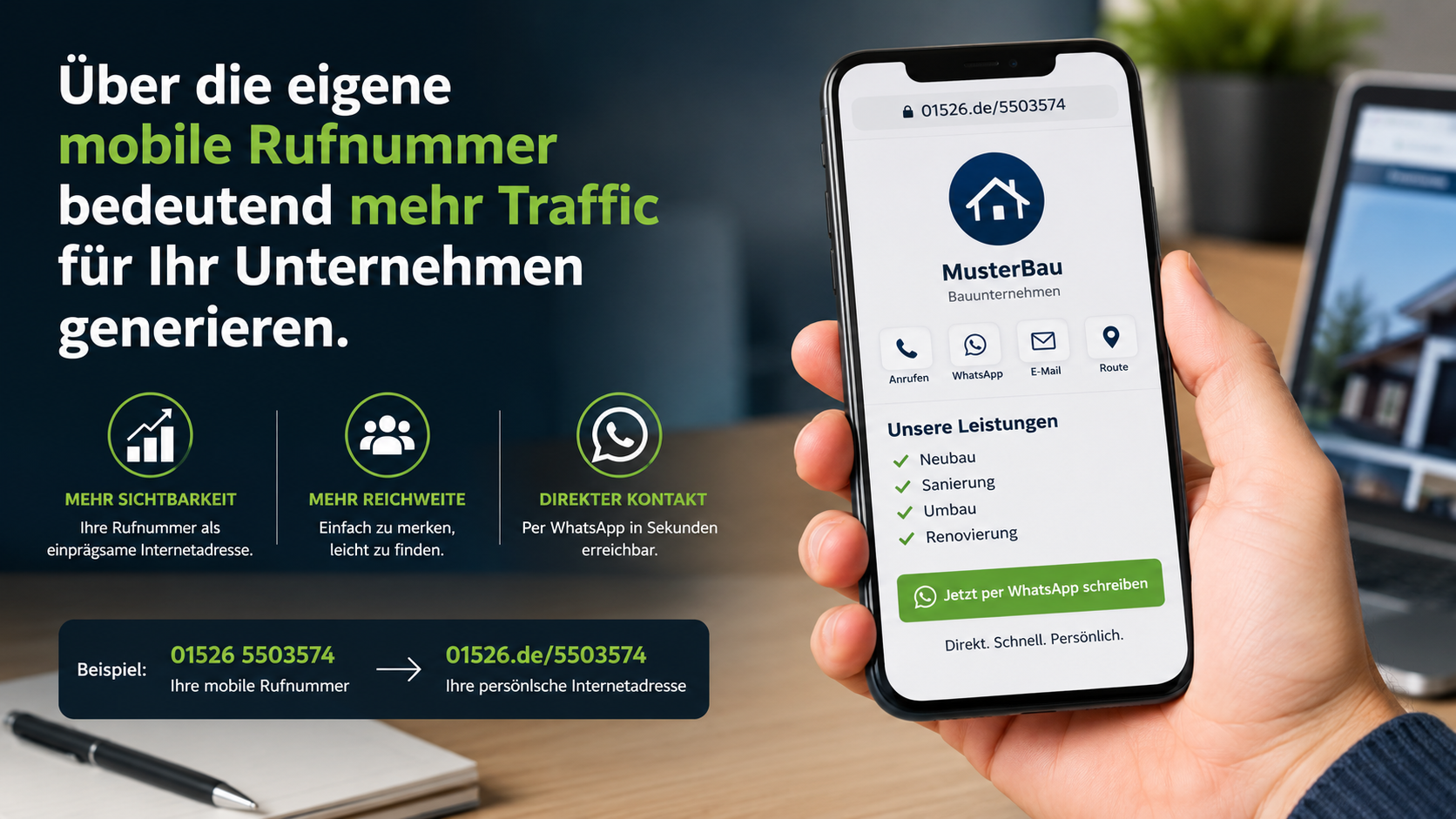 mobilen Vorwahl Domains